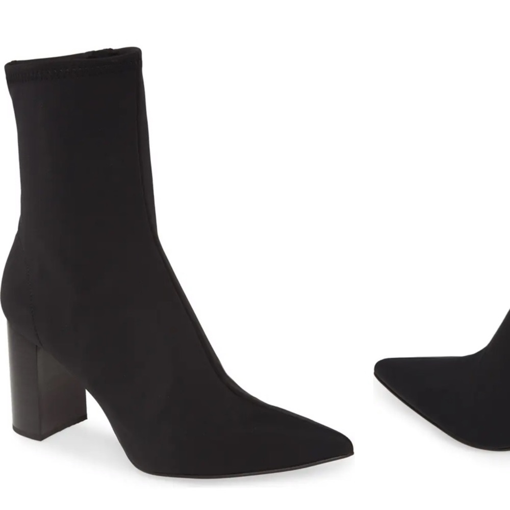Jeffrey Campbell Siren Neoprene Black Booties